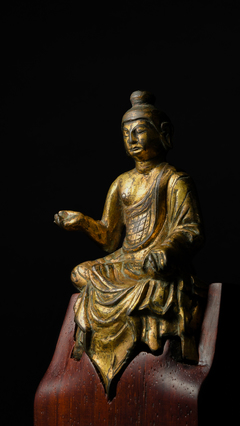 銅鎏金釋迦牟尼佛造像