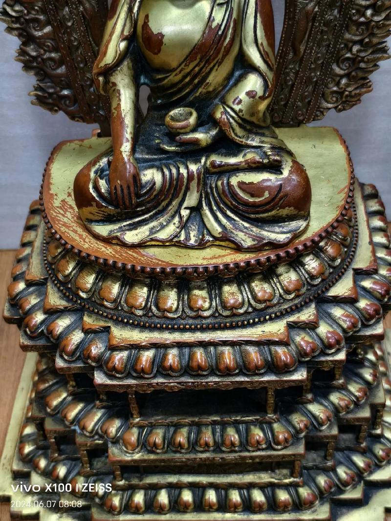 感嘆中國的傳統文化之美#造像 釋迦摩尼佛銅造像 #佛教文化